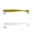 Balzer 13397 Shirasu Paddler Worm 7.5cm Kalamar Kokulu Silikon Yem 5'li Paket