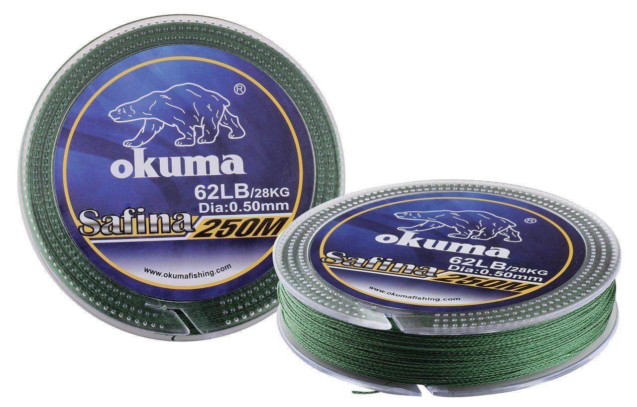 Okuma Safina 4 Örgü 250 mt 0,25 mm Yeşil ip