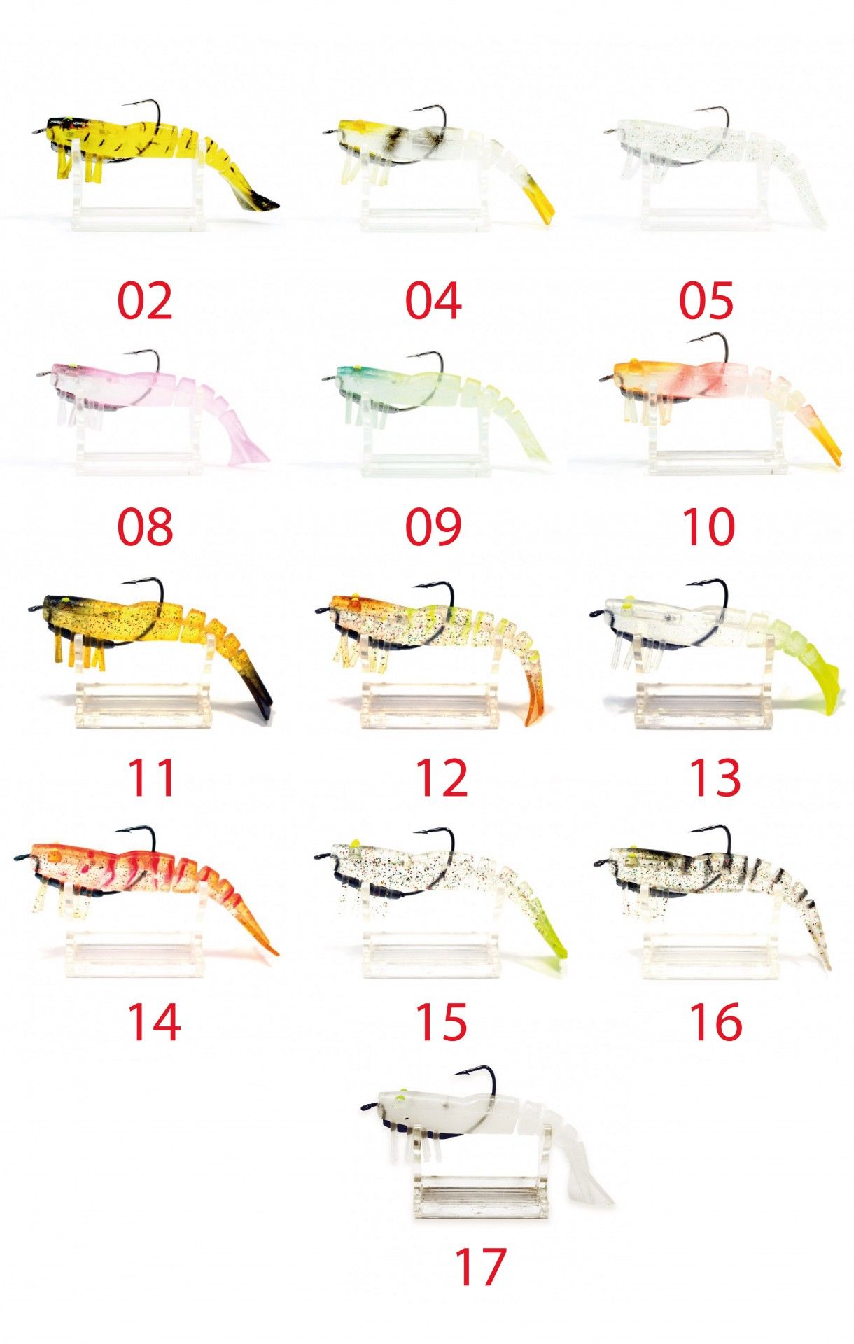 Captain 3064 Silikon Karides 3D 9 cm Suni Yem 8gr