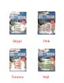 Captain 3522 Mad Bite Worm T Tail 3.6cm Aromalı LRF Silikon Yem 5'li Set
