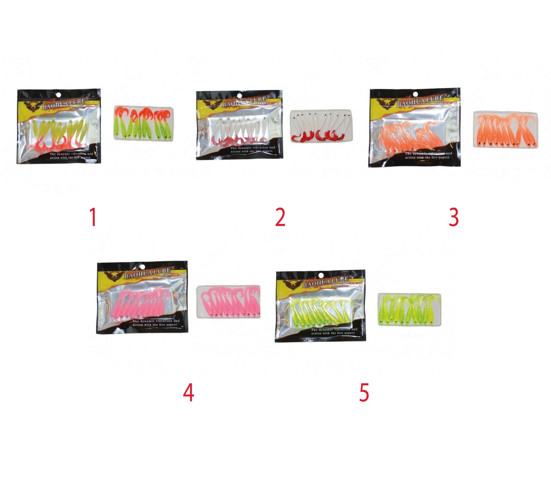 Captain 3558 Hyper Soft 4.5cm Levrek Silikonu 10'lu Paket Suni Yem